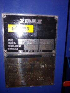 Blechumformung Presse Zdas PKZZ 1000 - 1000 ton (ID:75799) - Dabrox.com