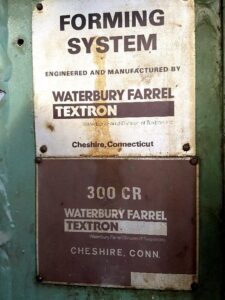 Schmiedepresse Waterbury Farrel 300 CR - 300 ton (ID:S77461) - Dabrox.com