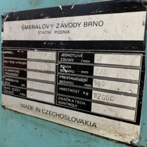 Abgratpresse Smeral LDO 800 - 800 ton (ID:75470) - Dabrox.com