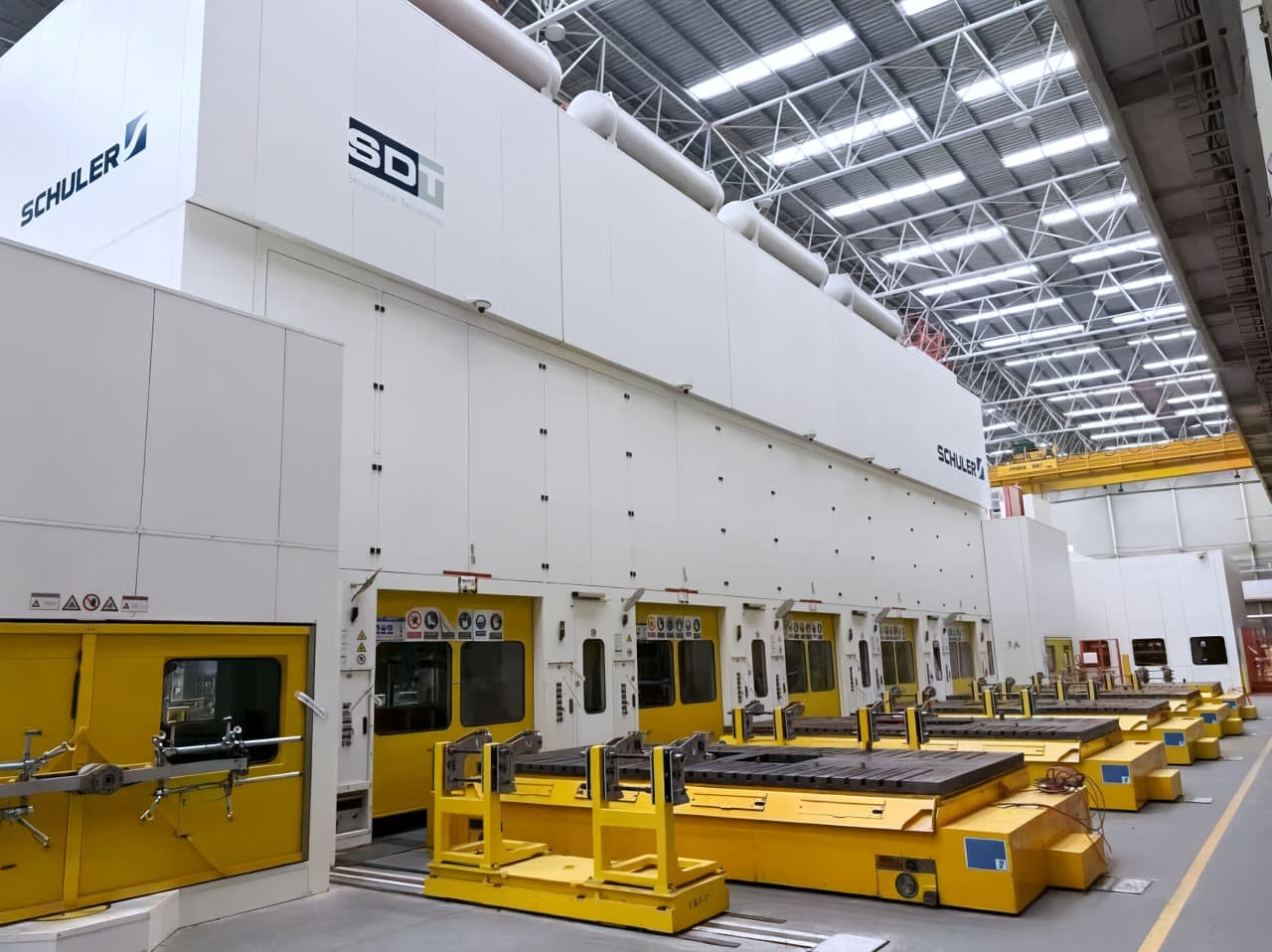 Stanzlinie Schuler G1 5P/7300 - 7300 ton