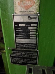 Spindelpresse Ficep PVM 280 - 800 ton (ID:76255) - Dabrox.com