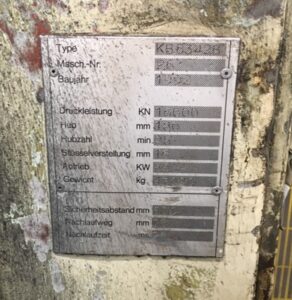 Kniehebelpresse Barnaul KB8342 B - 1600 ton (ID:75815) - Dabrox.com