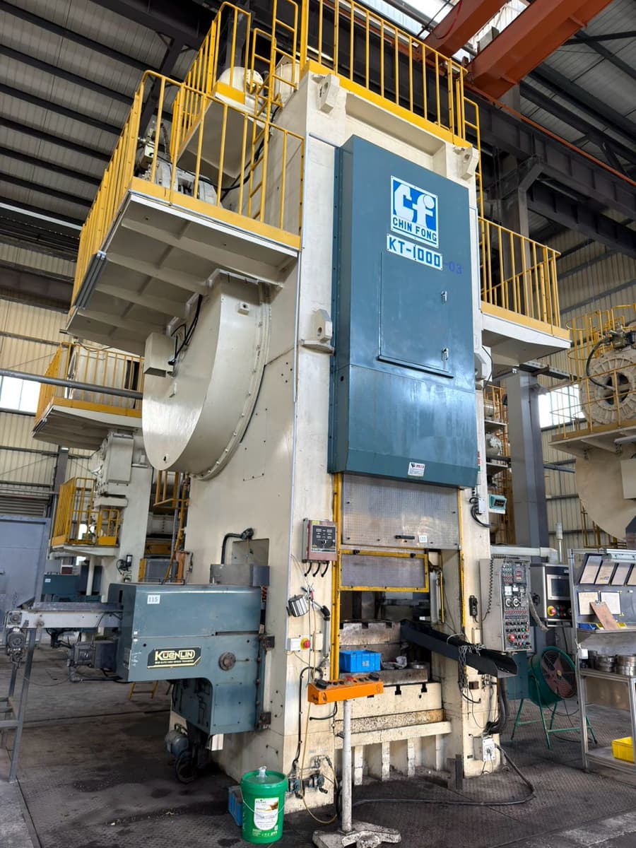 Kaltumformpresse Chin Fong KP-1000 - 1000 ton