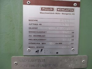 Spindelpresse Weingarten PA 140 - 320 ton (ID:S89421) - Dabrox.com