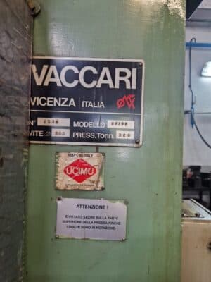 Spindelpresse Vaccari BF/9P - 320 ton (Foto 6)