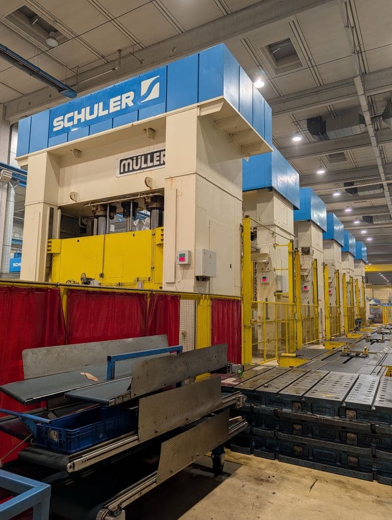 Stamping press line Fritz Muller 6P/5200 - 5200 ton