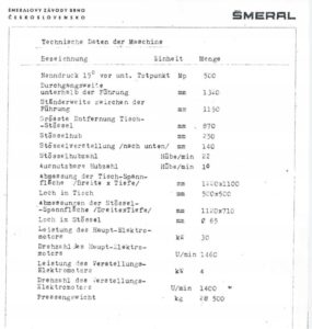 Mechanische Presse Smeral LKO 500 S - 500 ton (ID:75362) - Dabrox.com