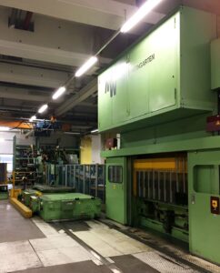 Blechumformung presse Muller Weingarten HUQ 400 22 F - 400 ton (ID:76315) - Dabrox.com