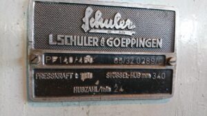 Spindelpresse Schuler PF 140/450 - 130 ton (ID:75212) - Dabrox.com